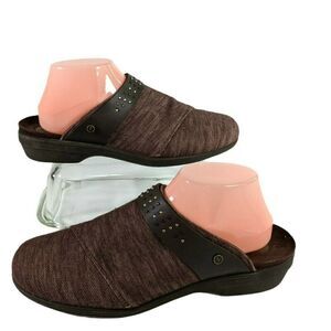 REVITALIGN  Heathered Brown Monterey‎ Clog Mule